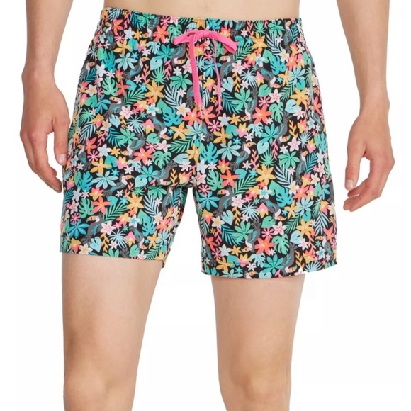 Chubbies The Boomerang Classic Swim Trunk 5.5  Inch Men’s Size Medium Tropical - Picture 1 of 11
